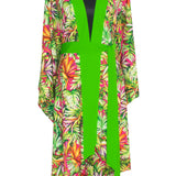 Tropics - Jungle Paradise Kimono (Neon Green)