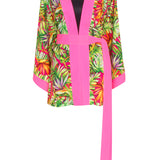 Tropics - Jungle Paradise Kimono (Neon Pink)