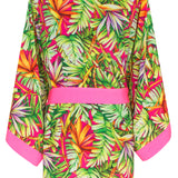 Tropics - Jungle Paradise Kimono (Neon Pink)