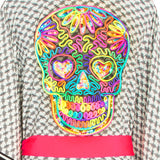 Desert - Tribe Kimono Skull (Neon Coral)