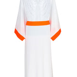 Monochrome - White Kimono Wings (Neon Orange)