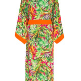 Tropics - Jungle Paradise Kimono (Neon Orange)