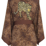 Safari - Leopardini Kimono Panther (Brown)