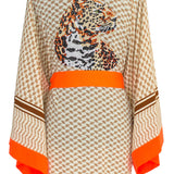 Desert - Sand Kimono Panther (Neon Orange)