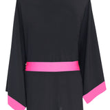 Monochrome - Black Kimono (Neon Pink)