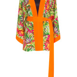 Tropics - Jungle Paradise Kimono (Neon Orange)