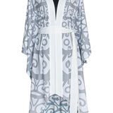 Third Eye Chakra - Grey Kimono (Off-White) - Long