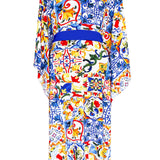 Siciliana - Gia Kimono (Royal Blue) - Long