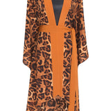 Safari - Bronze Leo Kimono Panther (Bronze) - Long