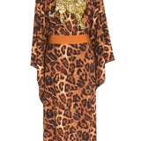 Safari - Bronze Leo Kimono Panther (Bronze) - Long