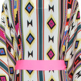 Boho - Pink Navajo Kimono (Neon Pink)