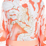 Jungle - Pastel Willow Kimono Tiger (Salmon)