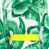 Jungle - Green Palm Kimono (Neon Yellow)