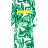 Jungle - Green Palm Kimono (Neon Yellow)