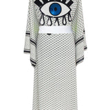 Desert - Tribe Kimono Evil Eye (Off-White)