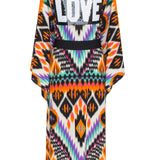 Tribal – Orange Apache Kimono Love (Black)