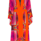 Tribal - Pink Kimono Wings (Neon Orange)