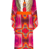 Tribal - Pink Kimono Wings (Neon Orange)