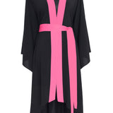 Monochrome - Black Kimono (Neon Pink)