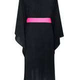 Monochrome - Black Kimono (Neon Pink)