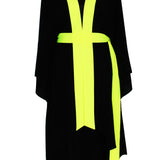 Monochrome - Black Kimono (Neon Yellow)