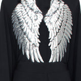 Monochrome - Black Kimono Wings (Black)