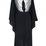 Monochrome - Black Kimono Wings (Black)