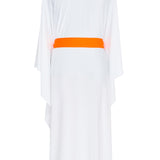 Monochrome - White Kimono (Neon Orange)