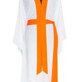 Monochrome - White Kimono (Neon Orange)