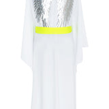 Monochrome - White Kimono Wings (Neon Yellow)