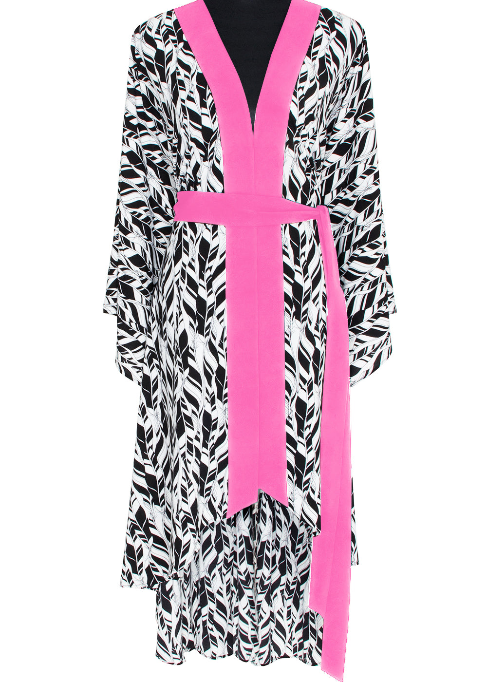 Tulum – Feathers Kimono Wings (Neon Pink)