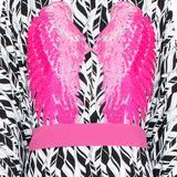 Tulum – Feathers Kimono Wings (Neon Pink)