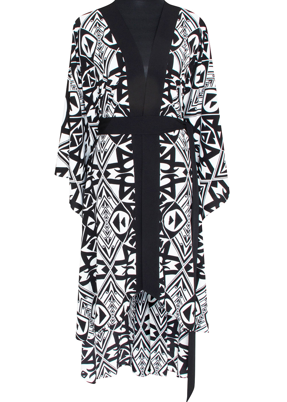 Tulum – Tribal Kimono (Black)