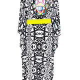 Tulum – Tribal Kimono Hamsa (Neon Yellow)