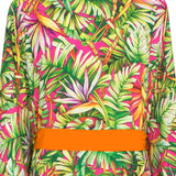 Tropics - Jungle Paradise Kimono (Neon Orange)