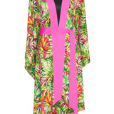 Tropics - Jungle Paradise Kimono (Neon Pink)