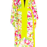 Euphoria – Floral Love Kimono (Neon Yellow)