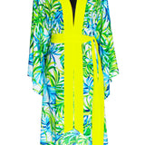 Euphoria – Paradise Palm Kimono (Neon Yellow)