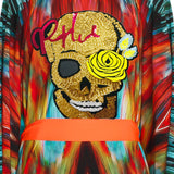 Cruise - Serendipity Kimono Skull (Neon Orange)