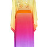 Monochrome Ombre - Love Kimono Butterfly (Neon Orange) - Long