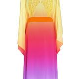 Monochrome Ombre - Love Kimono Wings (Neon Orange) - Long