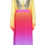 Monochrome Ombre - Love Kimono Wings (Neon Pink) - Long