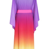 Monochrome Ombre - Love Kimono (Neon Pink) - Long