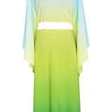 Monochrome Ombre - Freedom Kimono (Off-White) - Long