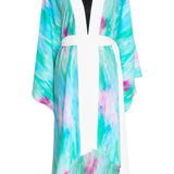 Cruise – Dawn Silk Kimono (Off-White) - Long