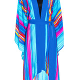 Tribal - Waterfall Kimono (Royal Blue)