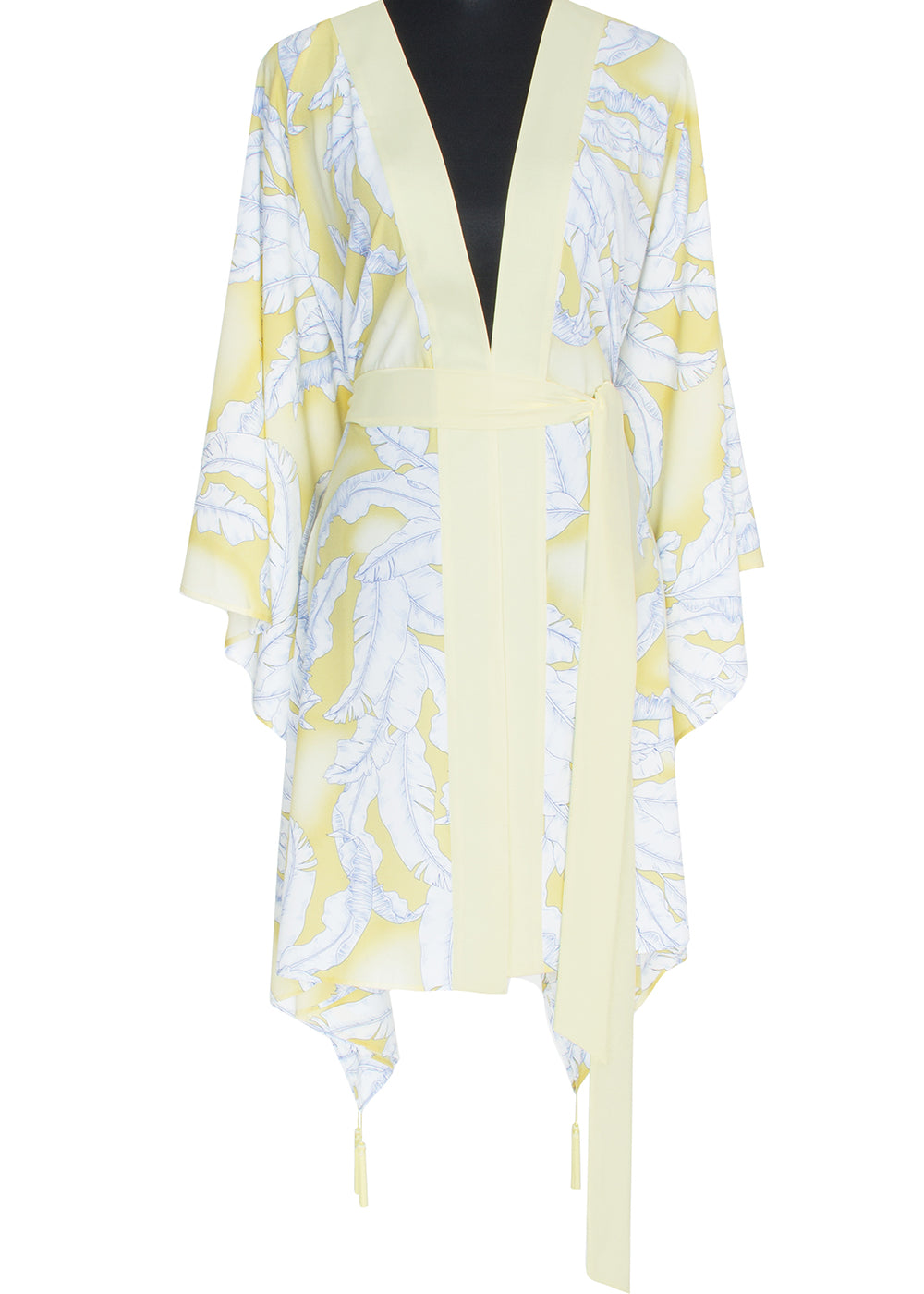 Jungle - Yellow Willow Kimono (Pastel Yellow)