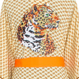 Desert - Sand Kimono Panther (Neon Orange)