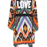 Tribal – Orange Apache Kimono Love (Black)