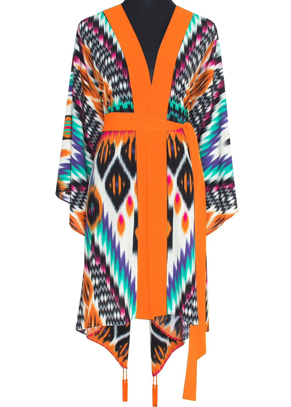 Tribal – Orange Apache Kimono (Neon Orange)